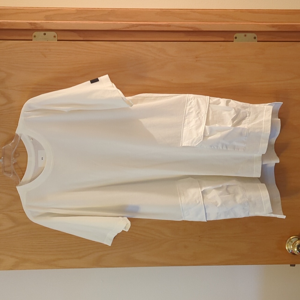 Y-3 Crepe Jersey Short Sleeve Pocket Tee S